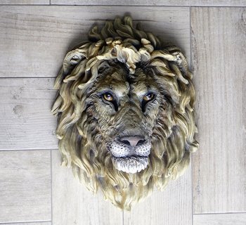 Настенная декоративная фигура Голова Льва