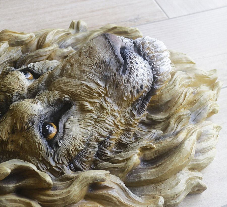 Настенная декоративная фигура Голова Льва