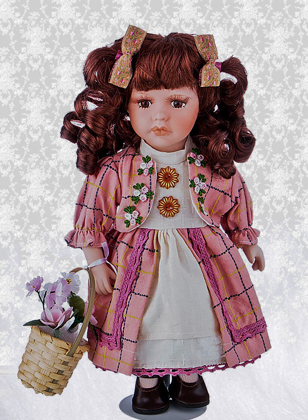 Кукла Порцелянова, Декоративна Доллі 30 См Rf-Collection