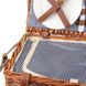 Корзина, набор для пикника на 4 персоны с ковриком и термоотделом 0503-021