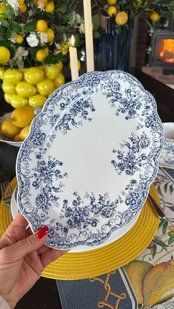 Блюдо сервіровочне Vintage Англійська троянда