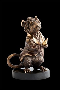 Бронзовая статуэтка Vizuri Время знаний (Крыса)