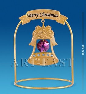 Дзвіночок Merry Christmas (Кольорові Кристали) Ar-1139/ 1