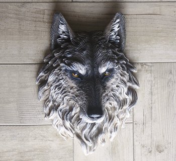 Настенная декоративная фигура Голова Волка
