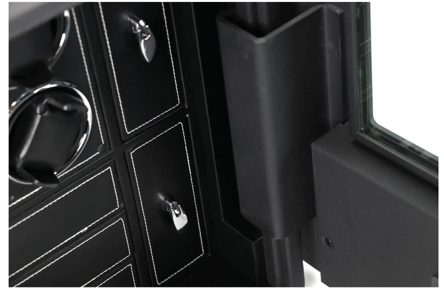 Шкатулка сейф для механічних Годинників Salvadore Mini Black Safe