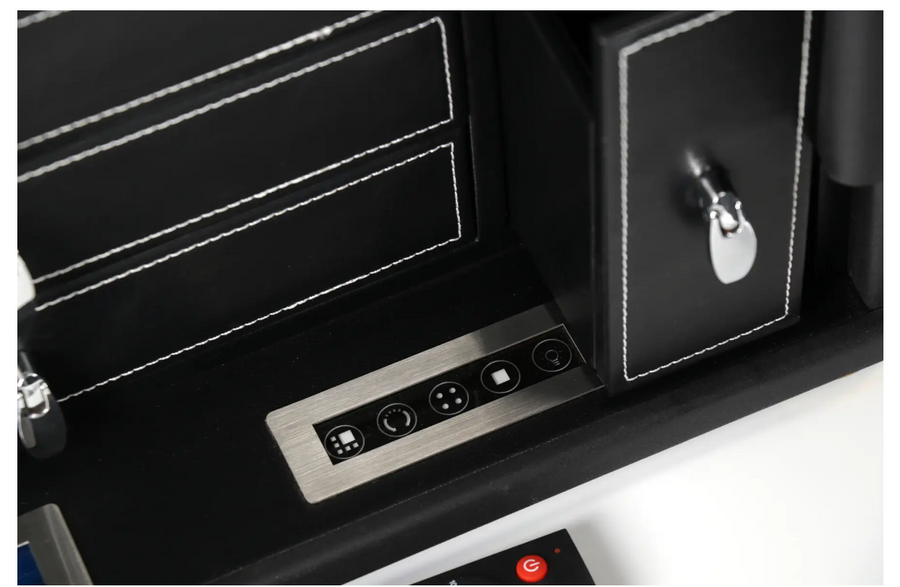 Шкатулка сейф для механічних Годинників Salvadore Mini Black Safe