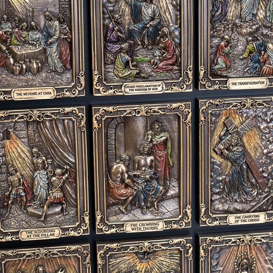 Картина Veronese з Підсвіткою "Біблейська Мозаїка" 77499Y4