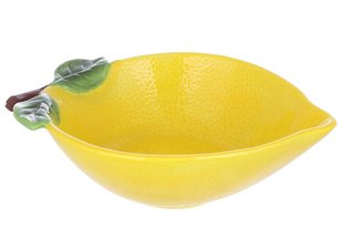 Фруктовниця, салатник у формі лимона 25 х 18 см