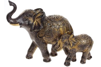Статуетка декоративна Слони полістоун