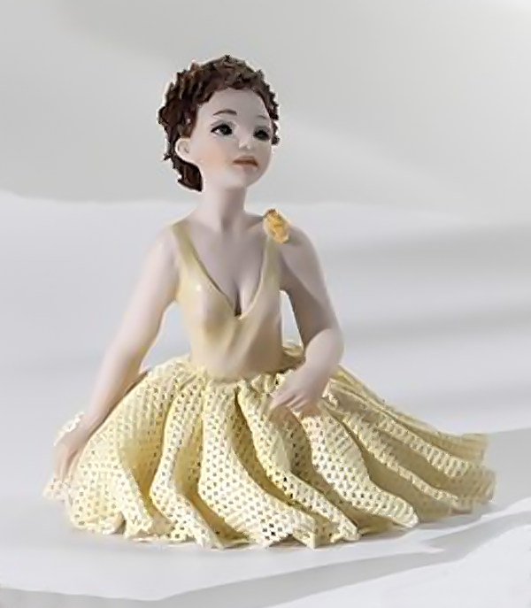 Фарфоровая коллекционная статуэтка, кукла "Колетт" от Sibania