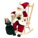 Фигура Дед Мороз в кресле декоративная 034NC